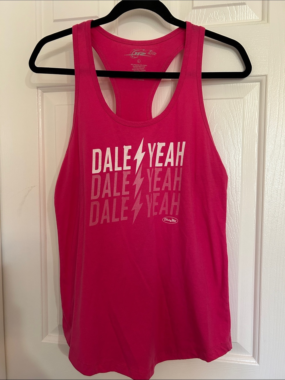 Dale Yeah Pink Racerback Tank by Dale Jr.